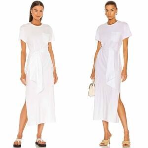 JONATHAN SIMKHAI belted midi T-shirt dress L